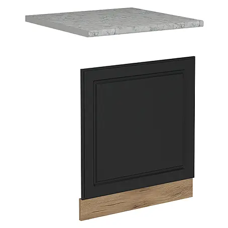 Vicco Frontblende R-Line, Anthrazit Landhaus, 60 cm
