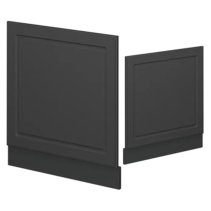 Vicco Frontblende Fame-Line, Anthrazit-Gold Landhaus/Anthrazit, 60 cm - 