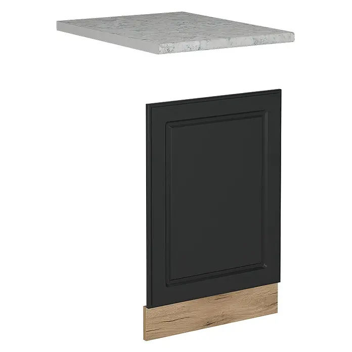 Vicco Frontblende R-Line, Anthrazit Landhaus, 45 cm - 