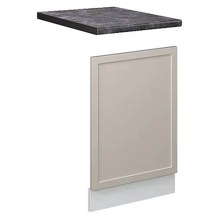Vicco Frontblende Fame-Line, GrauBeige/Weiß, 45 cm