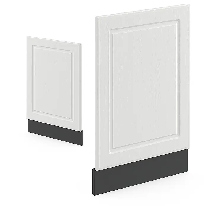 Vicco Frontblende R-Line, Weiß Landhaus, 45 cm - 