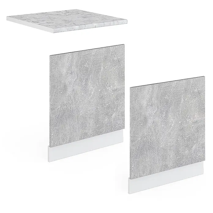 Vicco Frontblende R-Line, Beton, 60 cm - 