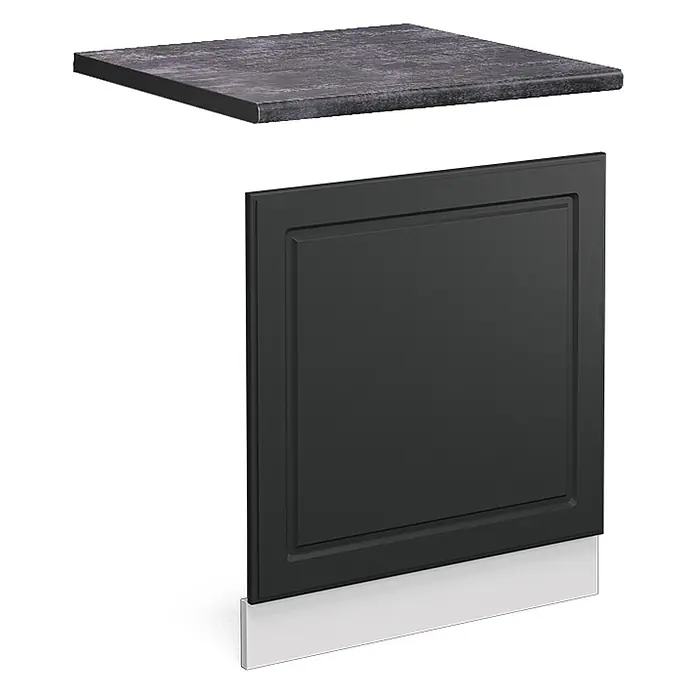 Vicco Frontblende R-Line, Anthrazit Landhaus, 60 cm - 
