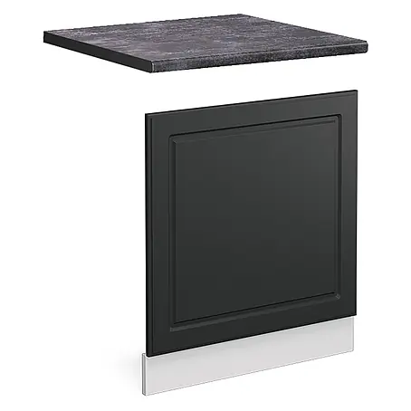 Vicco Frontblende R-Line, Anthrazit Landhaus, 60 cm