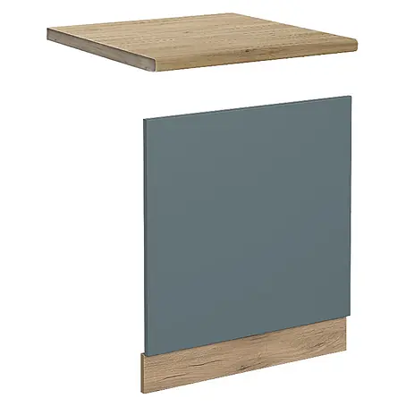 Vicco Frontblende R-Line, Blau-Grau, 60 cm