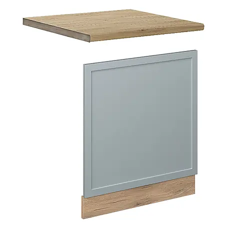 Vicco Frontblende Fame-Line, Hellblau-grau, 60 cm