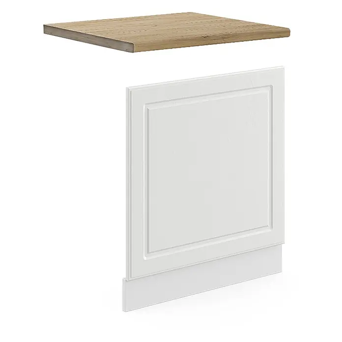 Vicco Frontblende R-Line, Weiß Landhaus, 60 cm - 