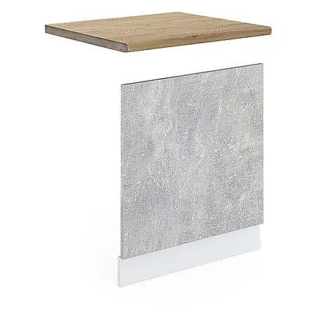 Vicco Frontblende R-Line, Beton, 60 cm