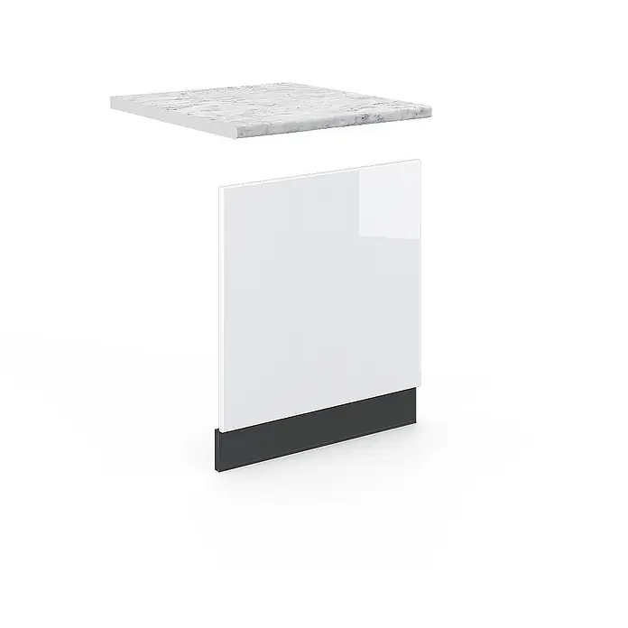 Frontblende Fame-Line 60 cm Weiß Hochglanz Art.-Nr. 46248 - 