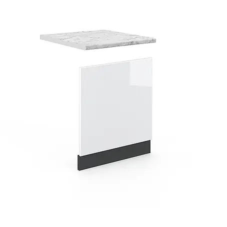 Frontblende Fame-Line 60 cm Weiß Hochglanz Art.-Nr. 46248