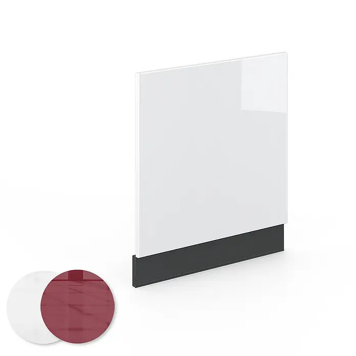 Vicco Frontblende Fame-Line, Weiß Hochglanz, 60 cm - 