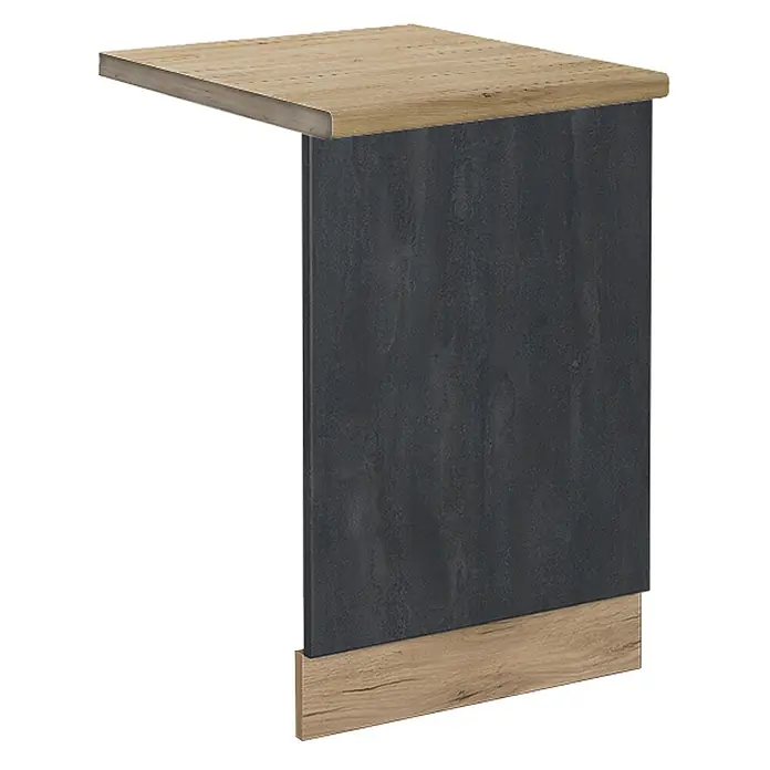 Vicco Frontblende R-Line, Schwarz Beton, 45 cm - 