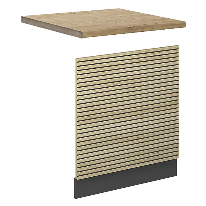 Vicco Frontblende Fame-Line, Eiche Paneel, 60 cm - 