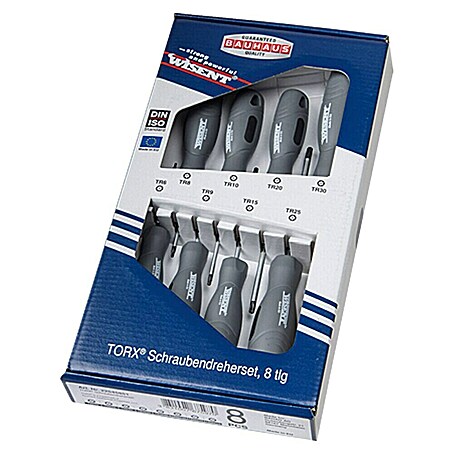 Wisent Set de destornilladores (Apto para: TX con pasador de seguridad, 8 pzs.)