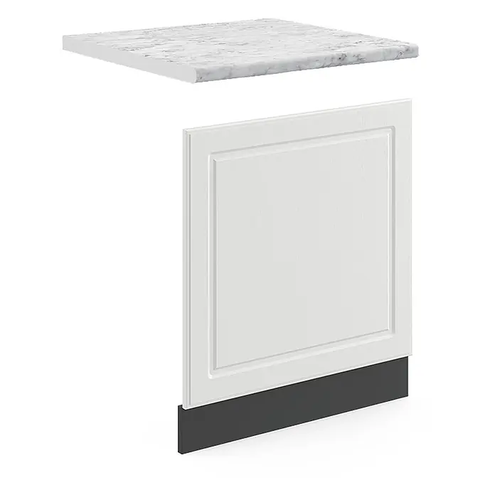 Vicco Frontblende R-Line, Weiß Landhaus, 60 cm - 