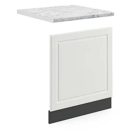Vicco Frontblende R-Line, Weiß Landhaus, 60 cm