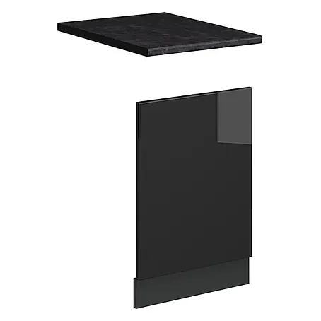 Vicco Frontblende Fame-Line, Anthrazit Hochglanz, 45 cm