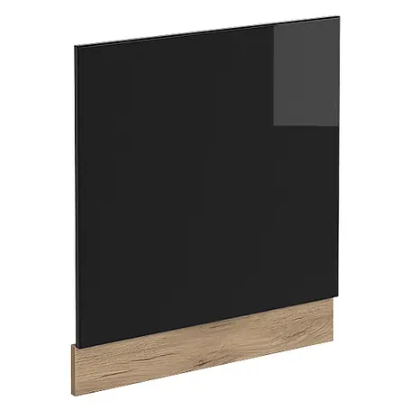 Vicco Frontblende R-Line, Schwarz Hochglanz, 60 cm