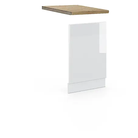 Vicco Frontblende Fame-Line, Weiß Hochglanz, 45 cm