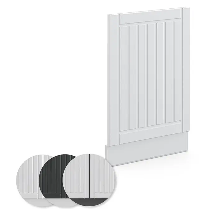 Frontblende Fame-Line 45 cm Weiß Landhaus Art.-Nr. 35880 - 