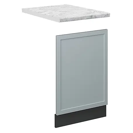 Frontblende Fame-Line 45 cm Hellblau-grau Art.-Nr. 50937