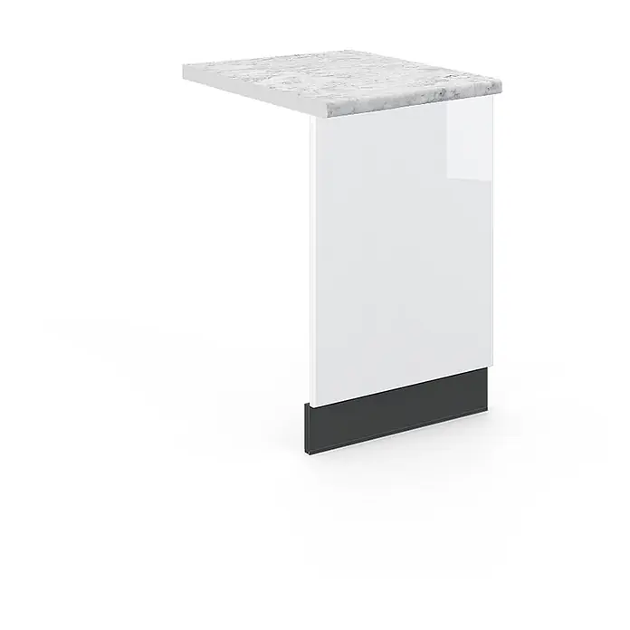 Frontblende Fame-Line 45 cm Weiß Hochglanz Art.-Nr. 46046 - 