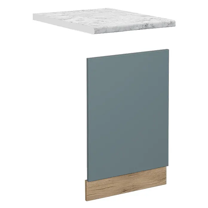 Vicco Frontblende R-Line, Blau-Grau, 45 cm - 