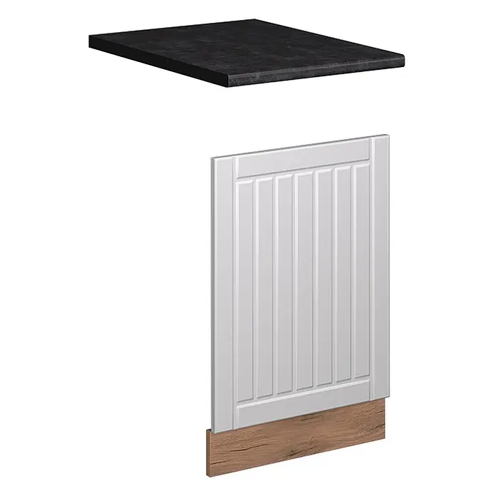 Frontblende Fame-Line 45 cm Weiß Landhaus Art.-Nr. 57003 - 
