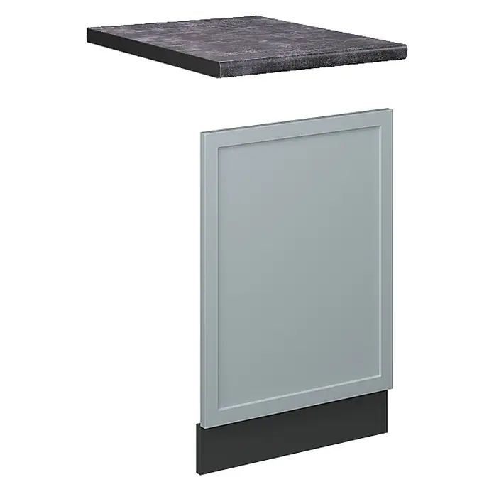 Vicco Frontblende Fame-Line, Hellblau-grau, 45 cm - 