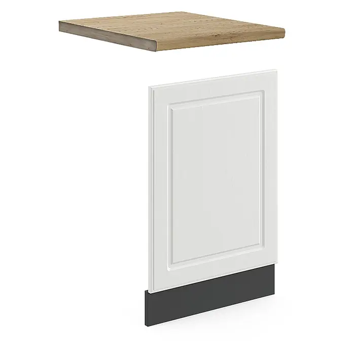 Frontblende R-Line 45 cm Weiß Landhaus Art.-Nr. 46568 - 