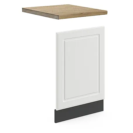 Frontblende R-Line 45 cm Weiß Landhaus Art.-Nr. 46568