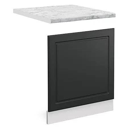 Vicco Frontblende R-Line, Anthrazit Landhaus, 60 cm