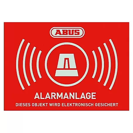 Abus  Aufkleber Alarmanlage