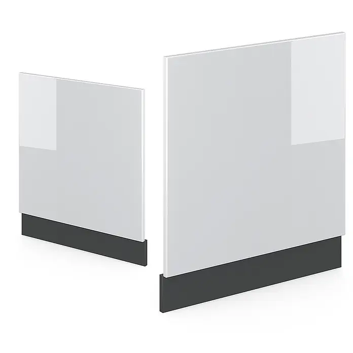 Vicco Frontblende R-Line, Weiß Hochglanz, 60 cm - 
