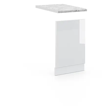 Frontblende Fame-Line 45 cm Weiß Hochglanz Art.-Nr. 46215