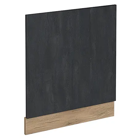 Vicco Frontblende R-Line, Schwarz Beton, 60 cm