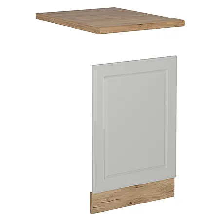 Vicco Frontblende R-Line, Weiß Landhaus, 45 cm