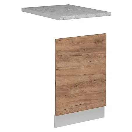 Vicco Frontblende R-Line, Goldkraft Eiche, 45 cm
