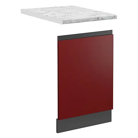 Vicco Frontblende R-Line, Rot, 45 cm