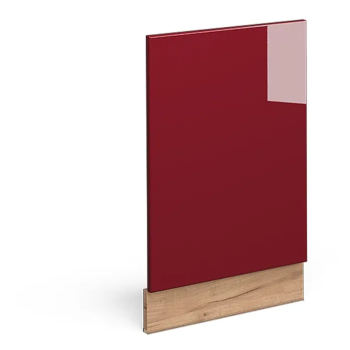 Vicco Frontblende Fame-Line, Bordeaux Hochglanz, 45 cm - 
