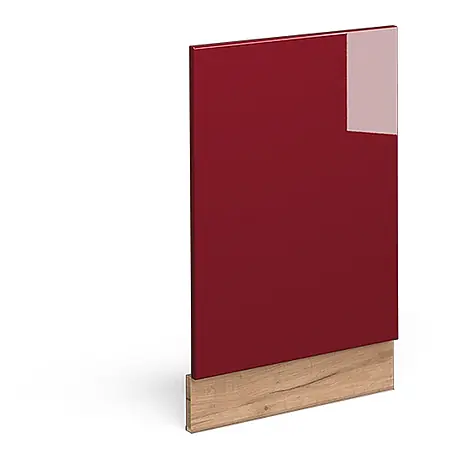 Vicco Frontblende Fame-Line, Bordeaux Hochglanz, 45 cm