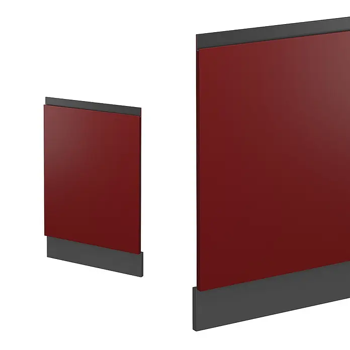 Vicco Frontblende R-Line, Rot, 45 cm - 
