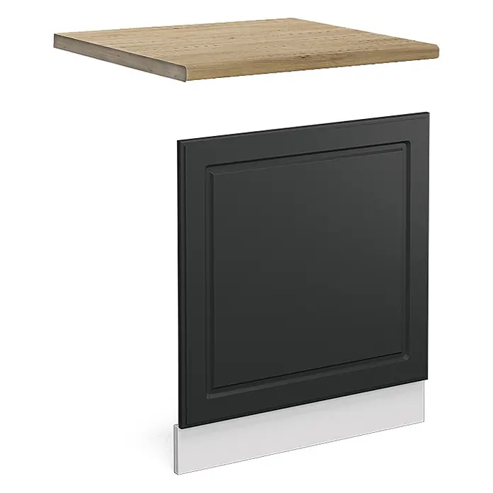 Vicco Frontblende R-Line, Anthrazit Landhaus, 60 cm - 