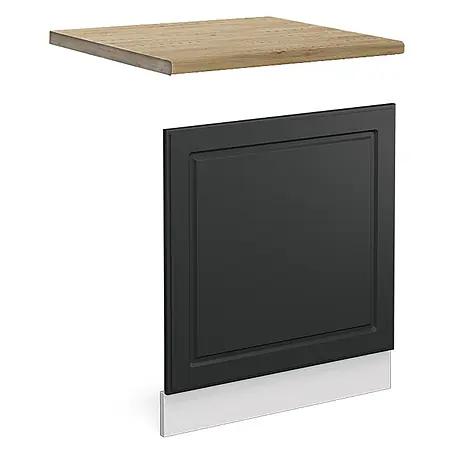 Vicco Frontblende R-Line, Anthrazit Landhaus, 60 cm