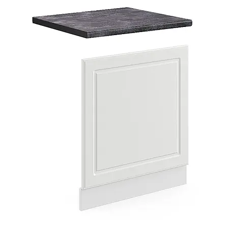 Vicco Frontblende R-Line, Weiß Landhaus, 60 cm