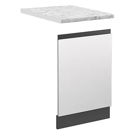 Vicco Frontblende R-Line, Weiß, 45 cm