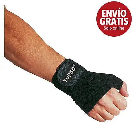 Turbo  Muñequera con soporte pulgar