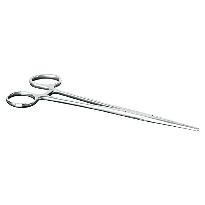 Westline Arterienklemme - 14 cm, Gerade, Edelstahl - Bild einer chirurgischen Klemme aus Edelstahl, ein Präzisionsinstrument für medizinische Eingriffe und den OP-Saal.