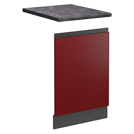 Vicco Frontblende R-Line, Rot, 45 cm