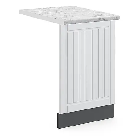 Frontblende Fame-Line 45 cm Weiß Landhaus Art.-Nr. 46769
